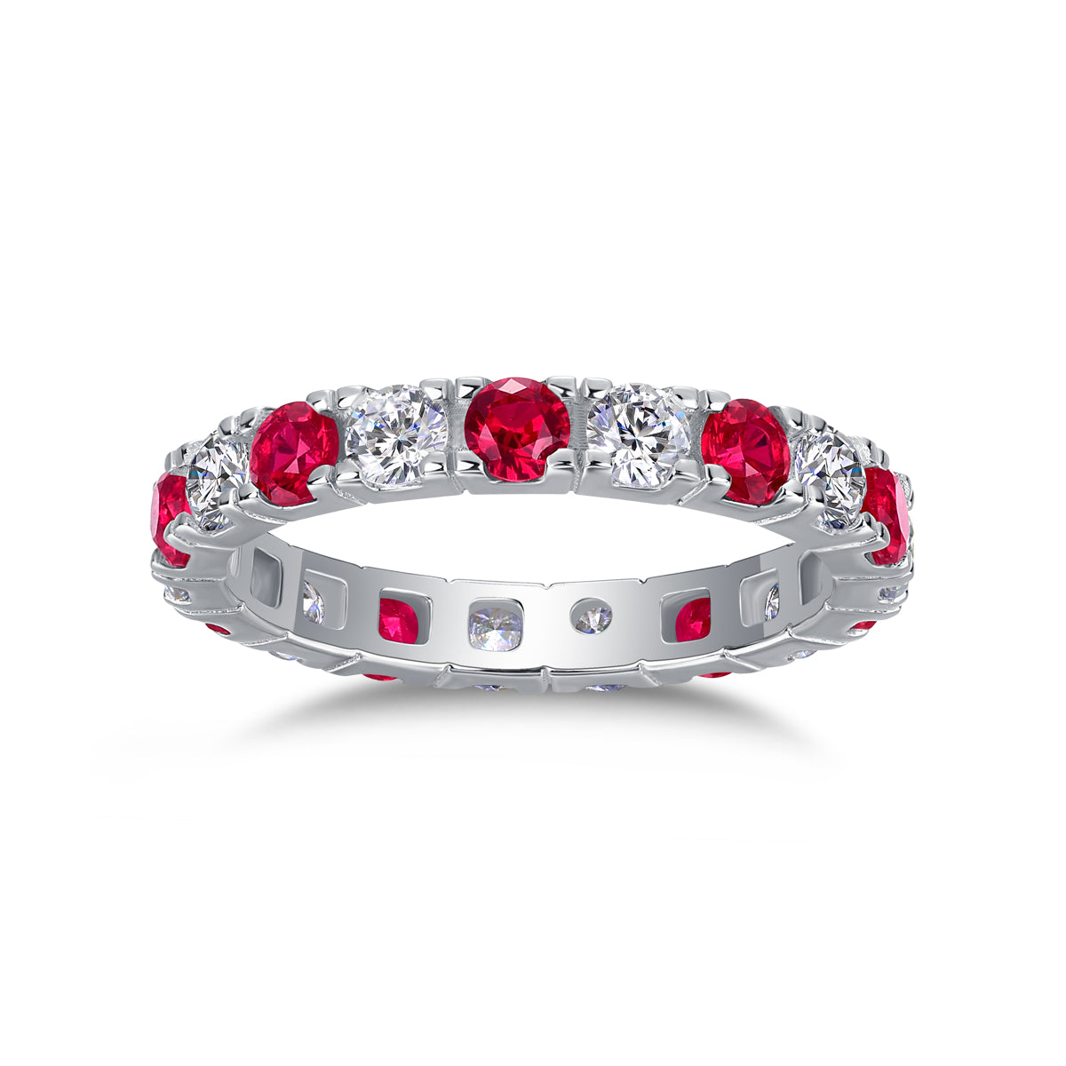 Noir | Ruby Nocturne | Prsten | 10 Moissanie | 10 Ruby