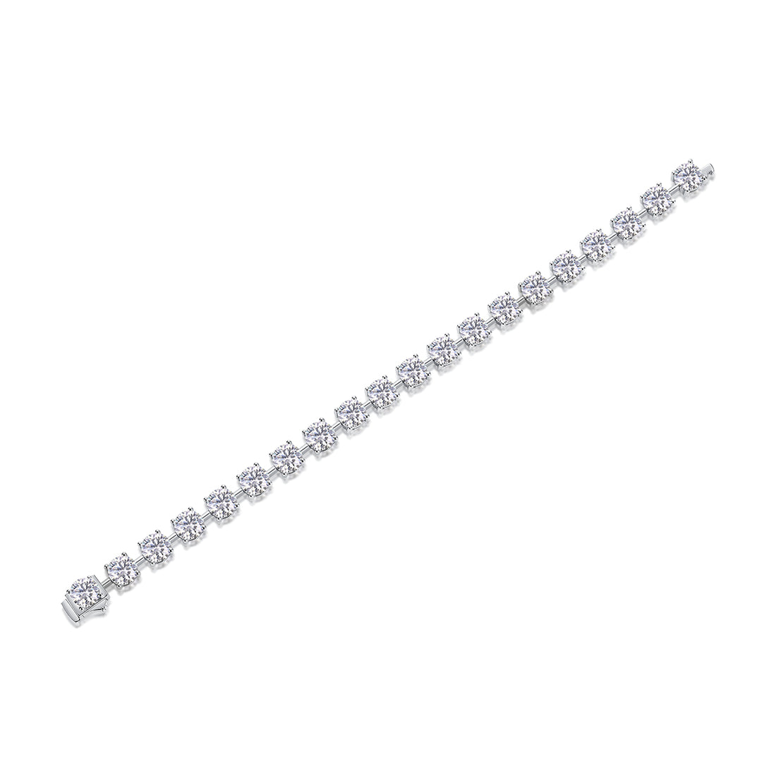 Cuffed Desire Noir Moissanite narukvica – prednji pogled