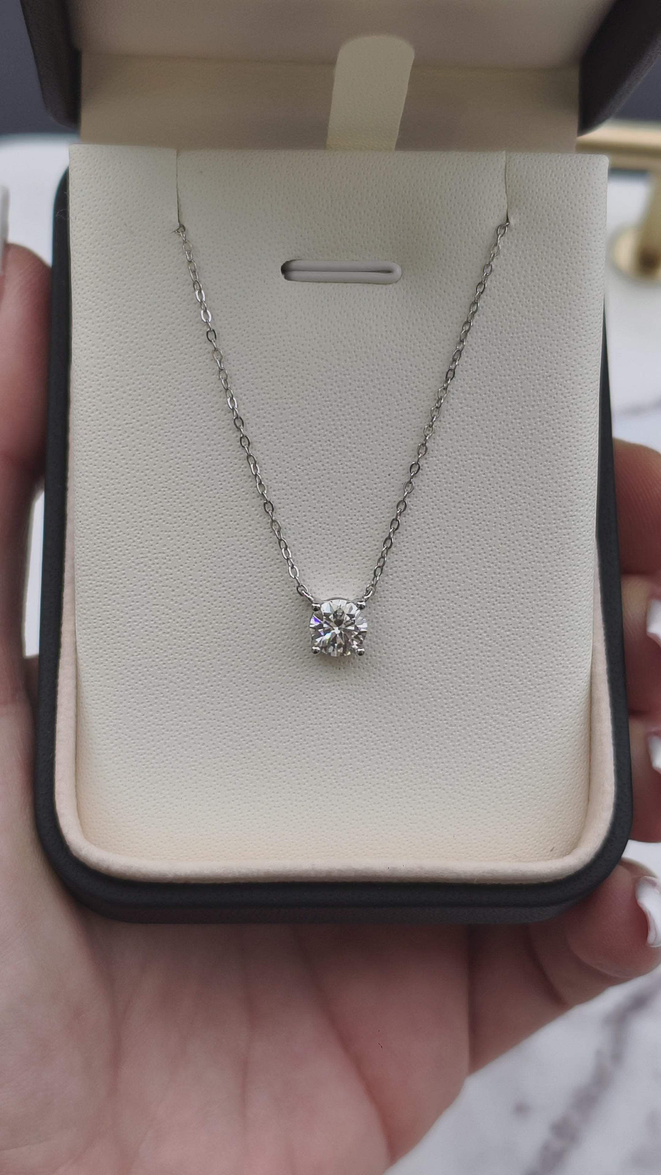 Bijoux de Lumière | Moissanite Ogrlica | 1ct