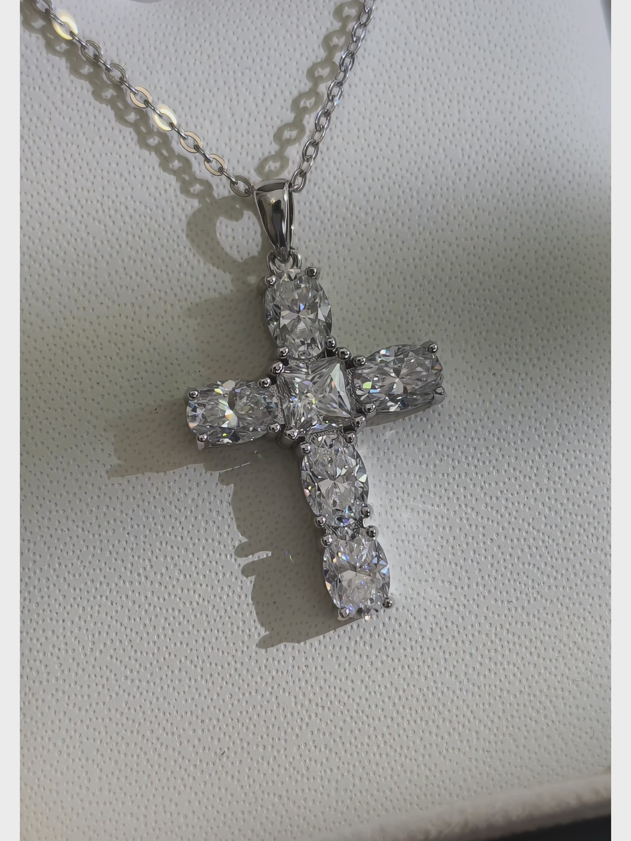 Eternal Heritage Noir | Moissanite ogrlica | 6 Moissanite