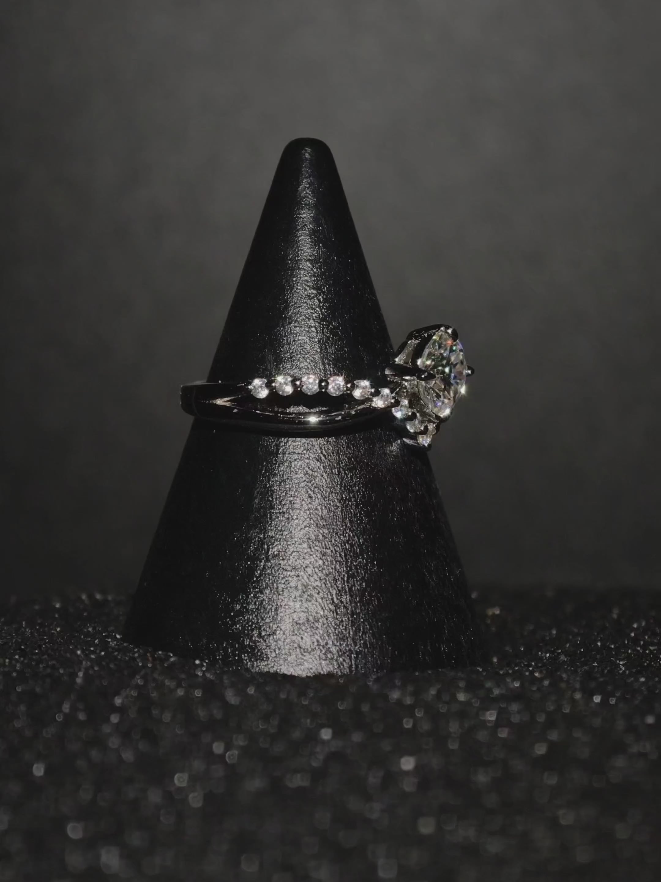 The Crownline Lumière | Moissanite prsten | 1ct