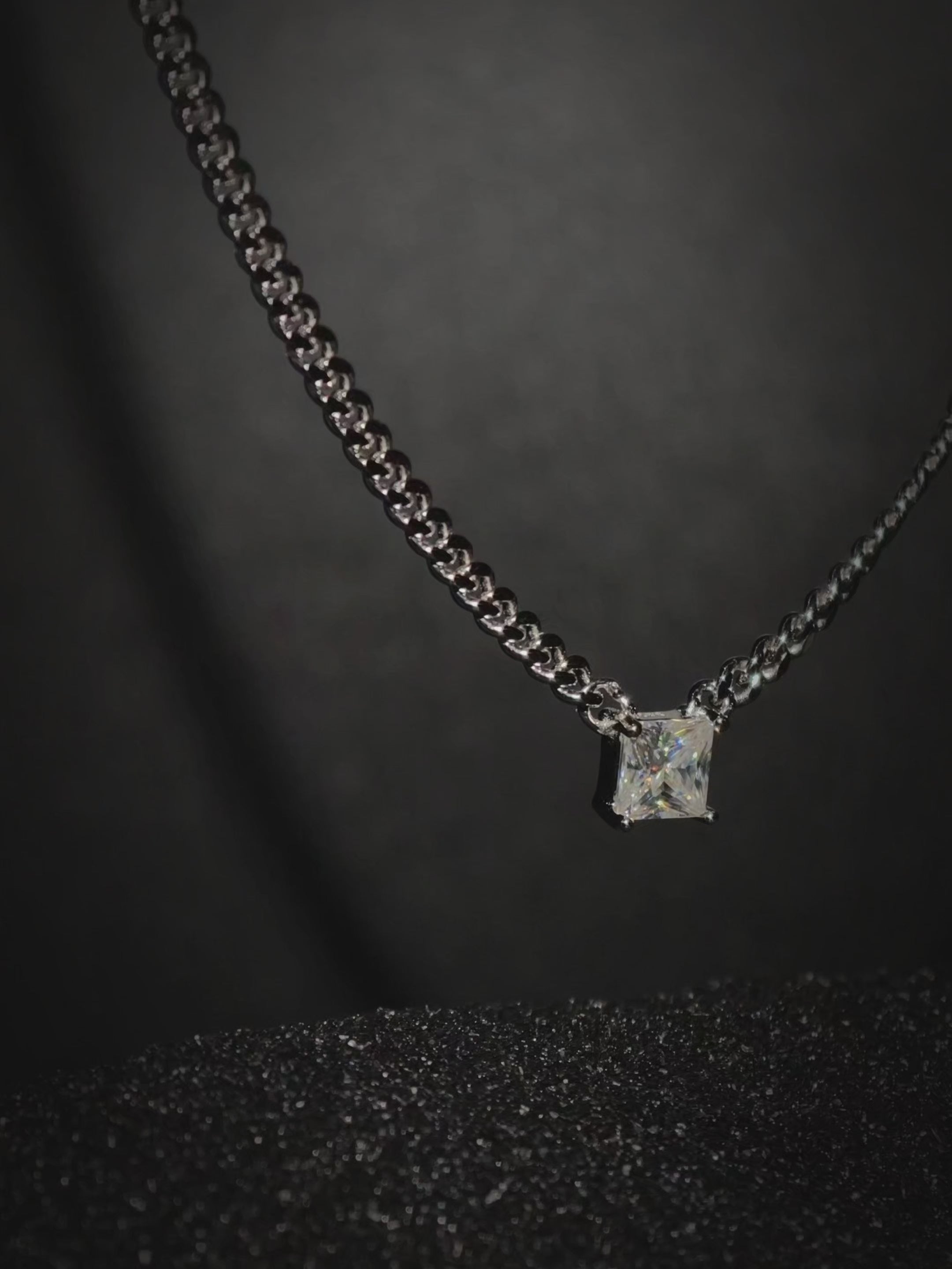 Chain of Rhapsody Lumière | Moissanite ogrlica | 1ct