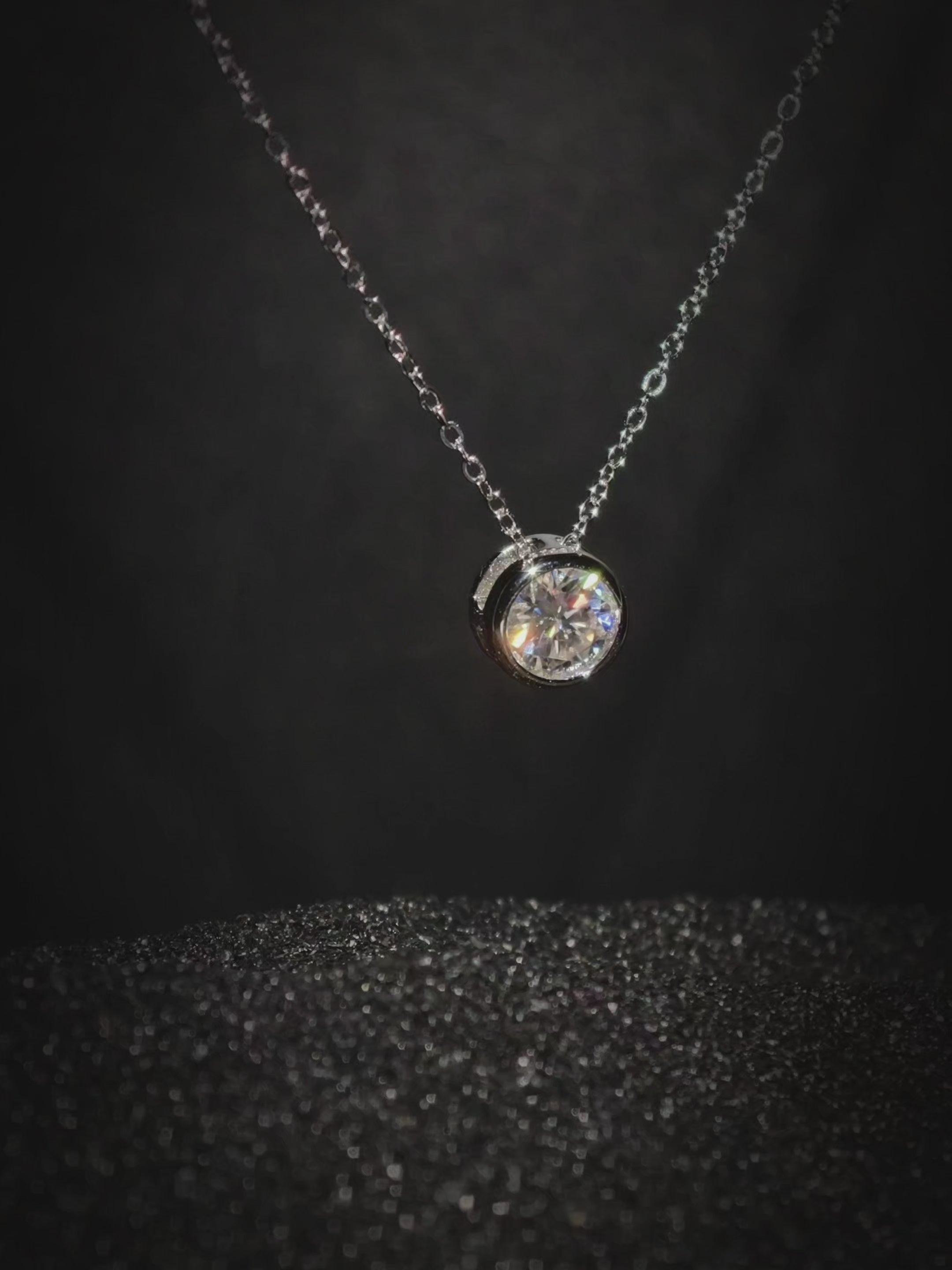 Opium Dream Lumière | Moissanite ogrlica | 1 ct