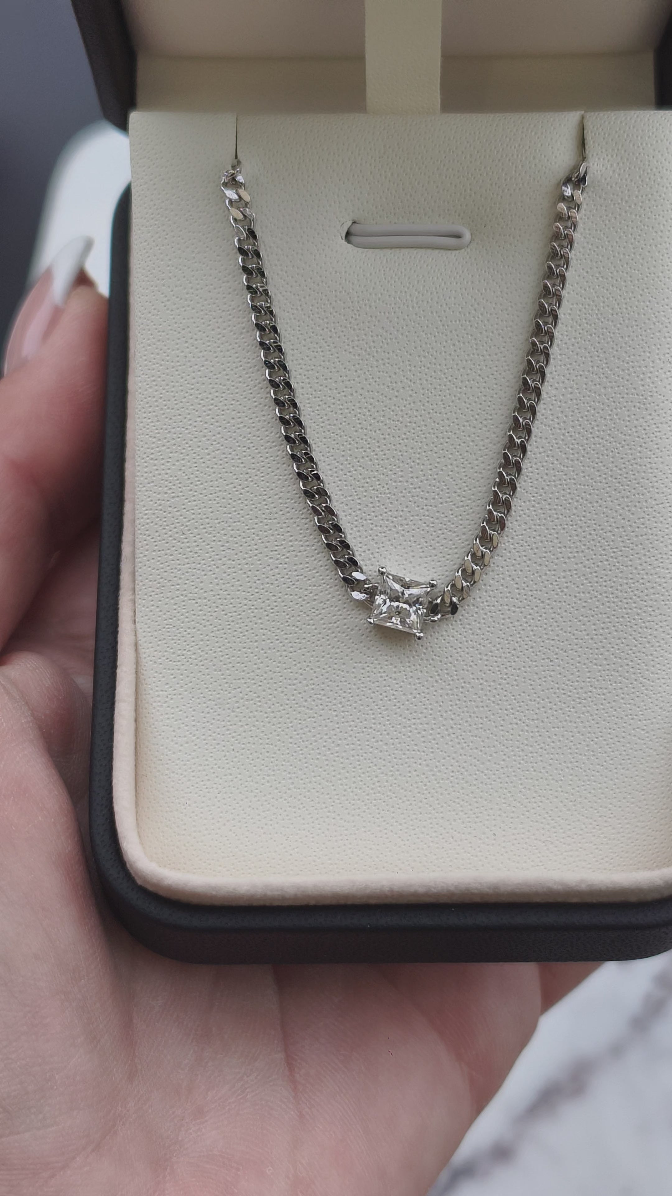 Chain of Rhapsody Lumière | Moissanite narukvica | 1 ct