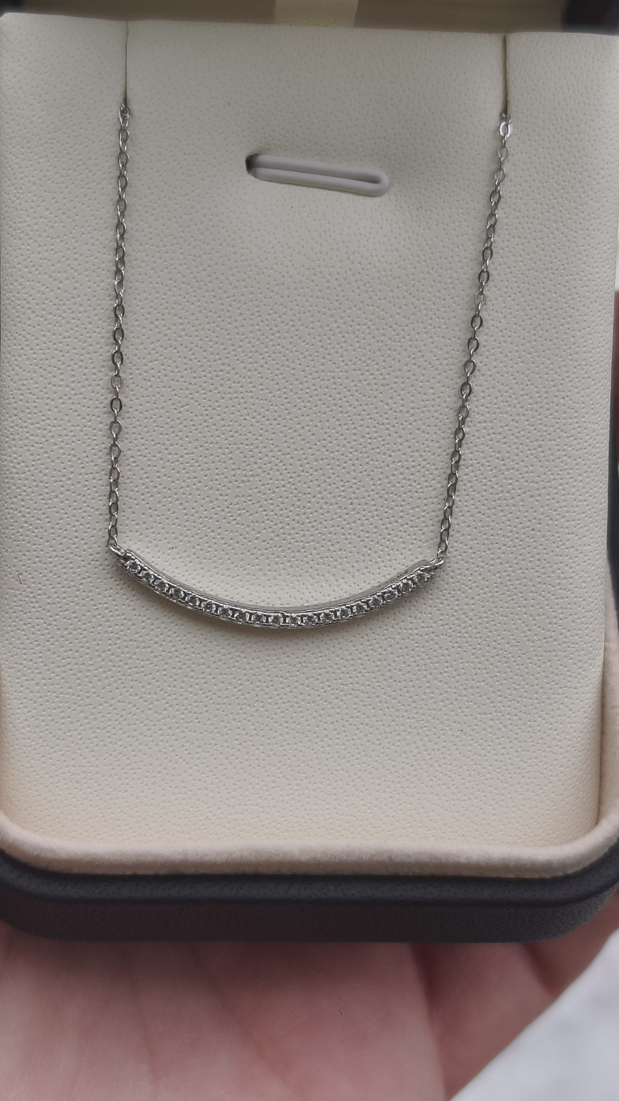 The Audacity Lumière | Moissanite ogrlica | 19 Moissanite