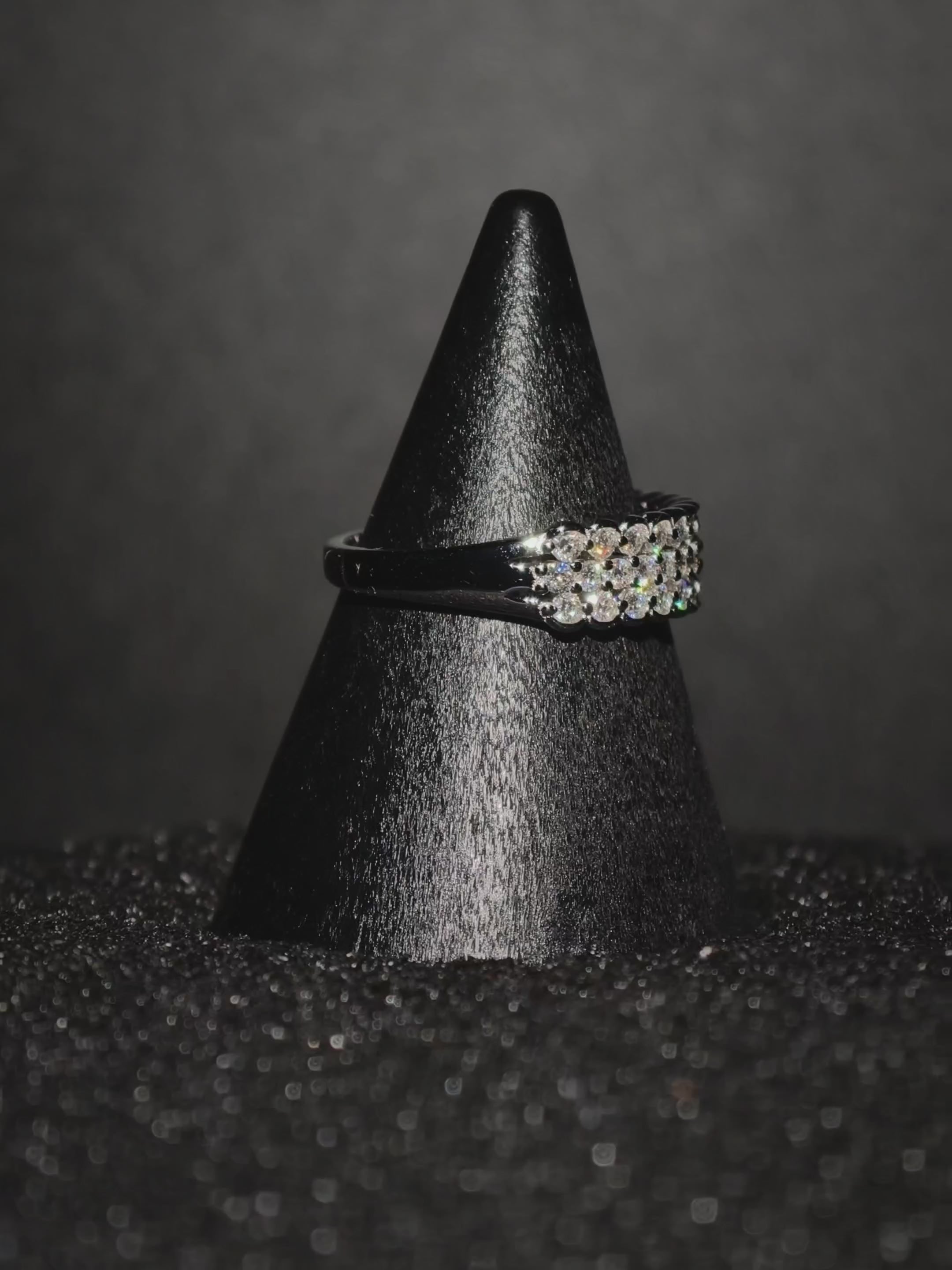The Champagne Lace Lumière | Moissanite prsten | 42 Moissanite
