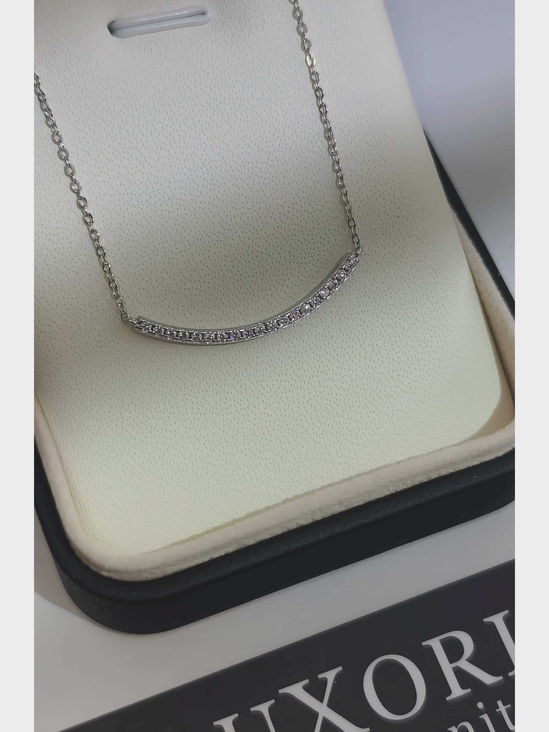 The Audacity Lumière | Moissanite ogrlica | 19 Moissanite