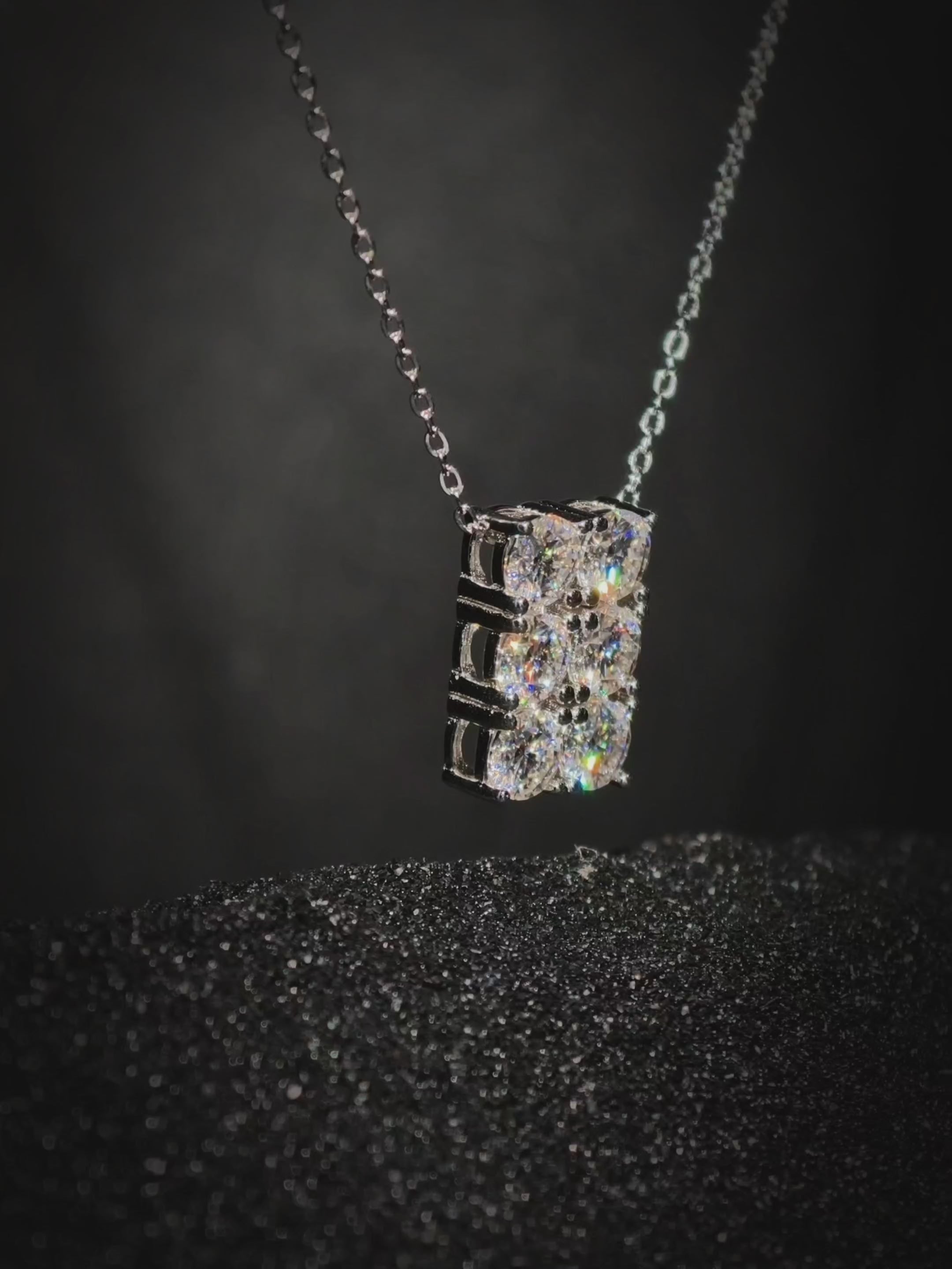 Harmony Luxe Lumière | Moissanite ogrlica | 6 Moissanite